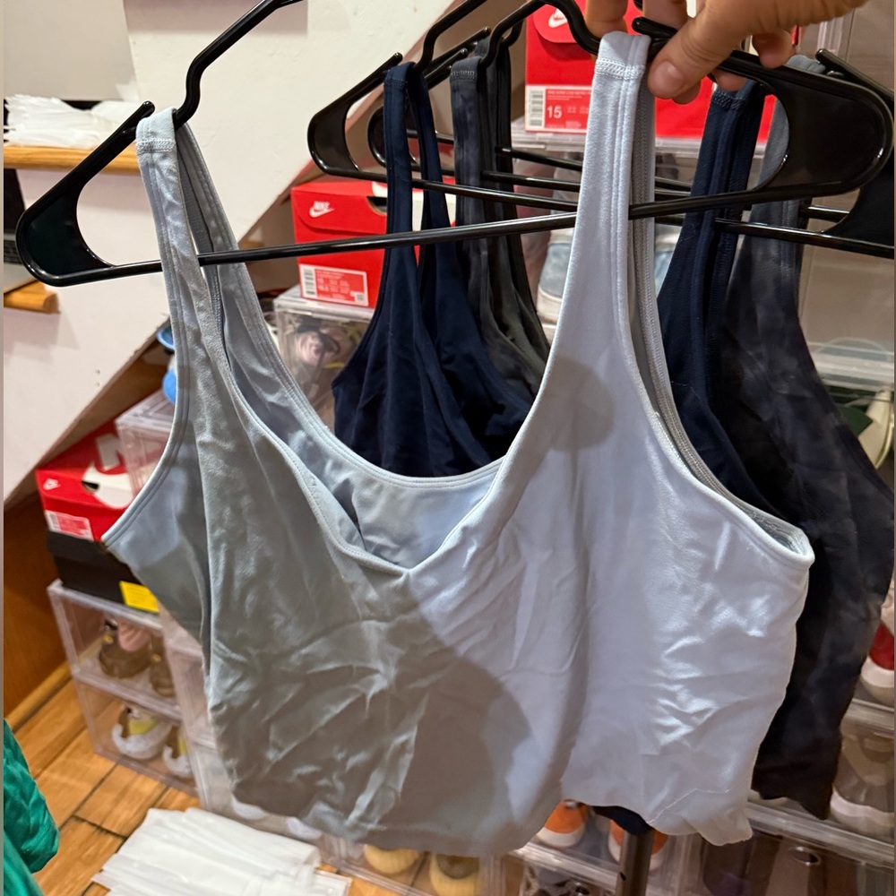 Lululemon align tank blue linen size 14